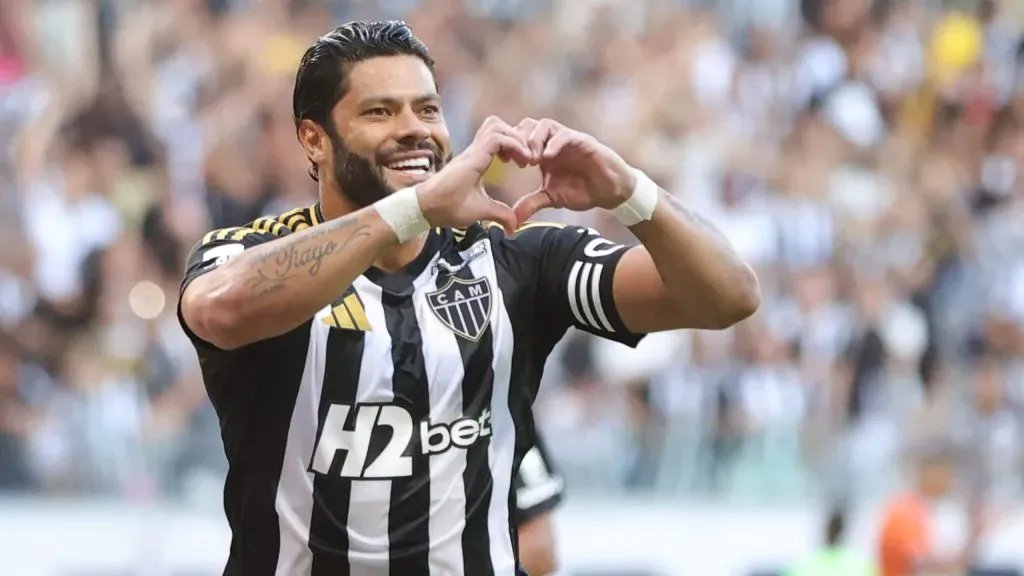 Hulk em partida do Atlético-MG