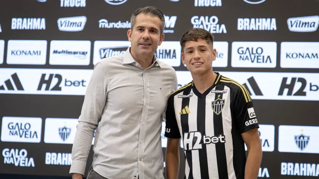 Iván Román foi anunciado por Victor - Foto: Pedro Souza/Atlético-MG.