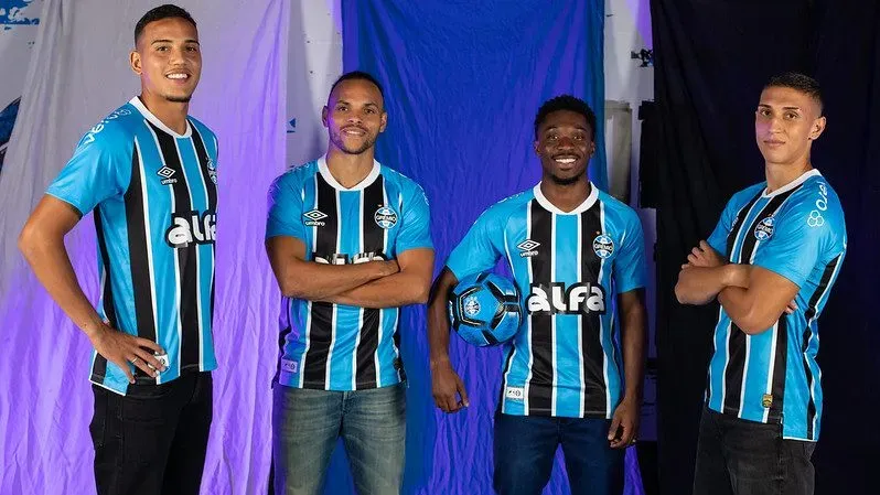 Uniforme do Grêmio em 2025. Foto: Lucas Uebel/Grêmio