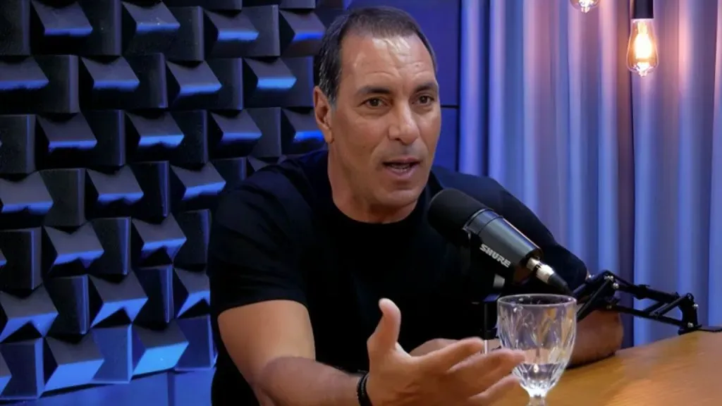 Ídolo do Vasco, Edmundo em entrevista para podcast – Foto: Reprodução/YouTube