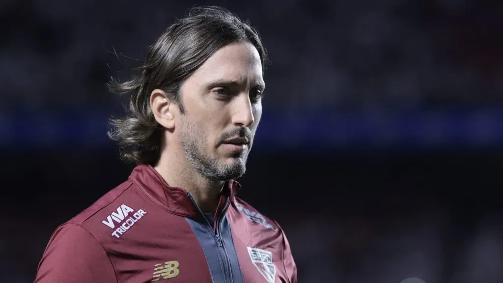 Luís Zubeldía é o técnico do São Paulo. Foto: Marcello Zambrana/AGIF