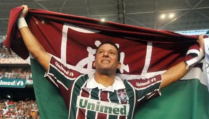 Washington, campeão Brasileiro pelo Fluminense no ano de 2010. Foto: Divulgação/Fluminense.