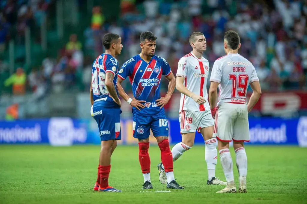 Lucho Rodriguez jogador do Bahia durante partida contra o Internacional – Foto: Jhony Pinho/AGIF
