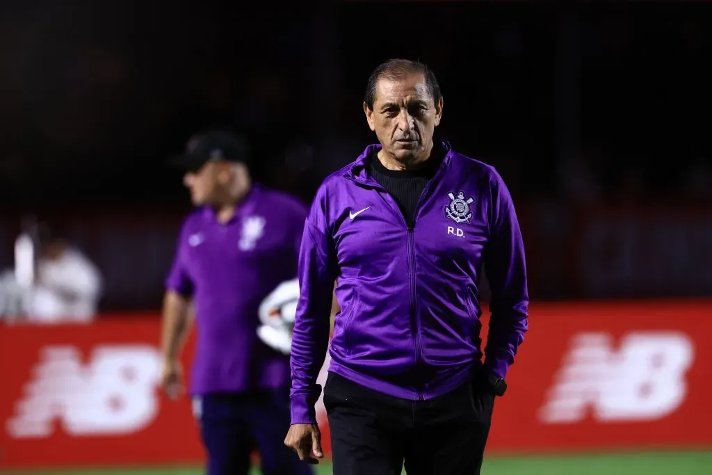 SP – SAO PAULO – 26/01/2025 – PAULISTA 2025, SAO PAULO X CORINTHIANS – Ramon Diaz tecnico do Corinthians durante partida contra o Sao Paulo no estadio Morumbi pelo campeonato Paulista 2025. Foto: Marcello Zambrana/AGIF