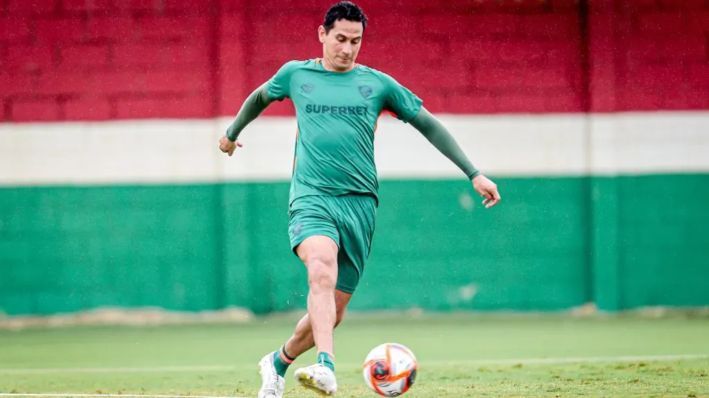 Ganso em treino do Fluminense