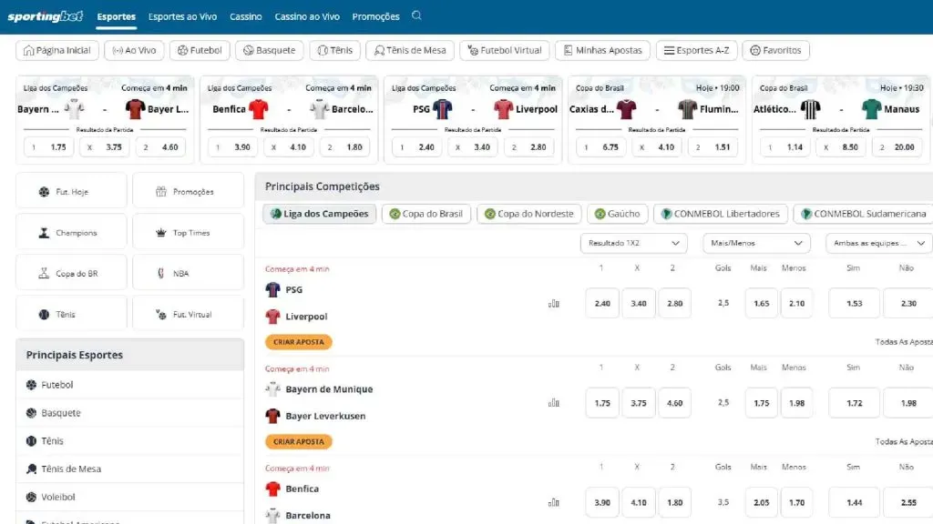 sites sportingbet Brasil