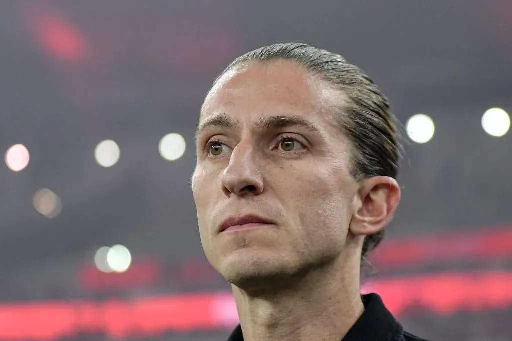SP – RIO DE JANEIRO – 29/03/2025 – BRASILEIRO A 2025, FLAMENGO X INTERNACIONAL – Filipe Luis tecnico do Flamengo durante partida contra o Internacional no estadio Maracana pelo campeonato Brasileiro A 2025. Foto: Thiago Ribeiro/AGIF