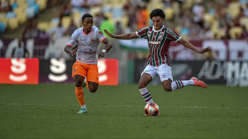 Fuentes no Fluminense em 2025. Foto: Thiago Ribeiro/AGIF