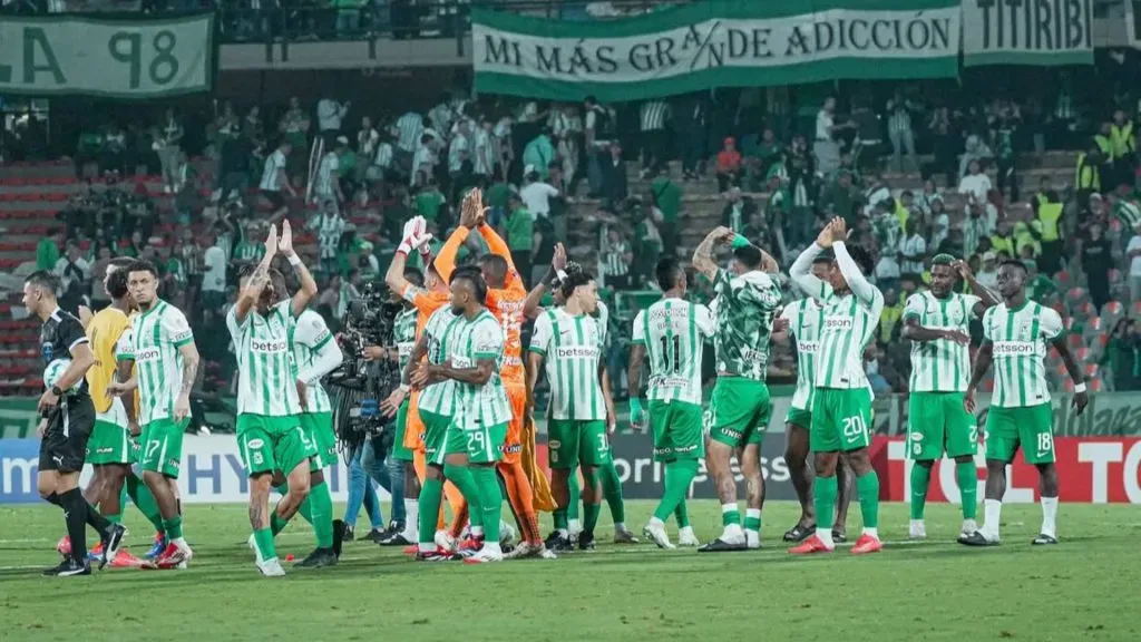 Elenco do Atlético Nacional, rival do Internacional na Copa Libertadores – Foto: Reprodução/Atlético Nacional