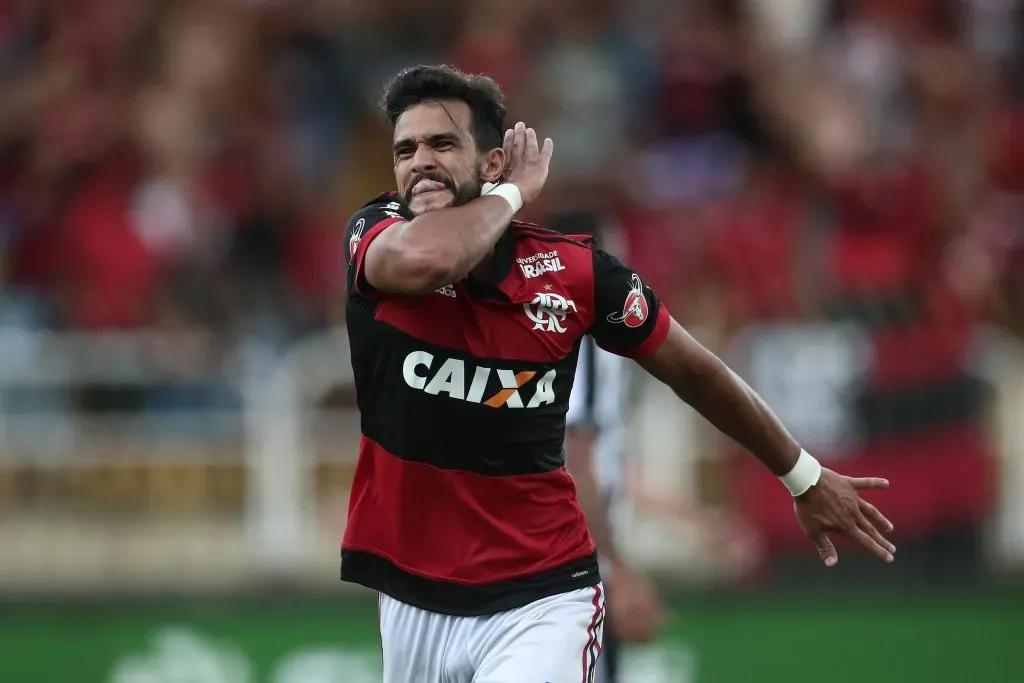 Henrique ficou conhecido pela comemoração do “Ceifador”. Foto: Andre Mourao/FotoFC
