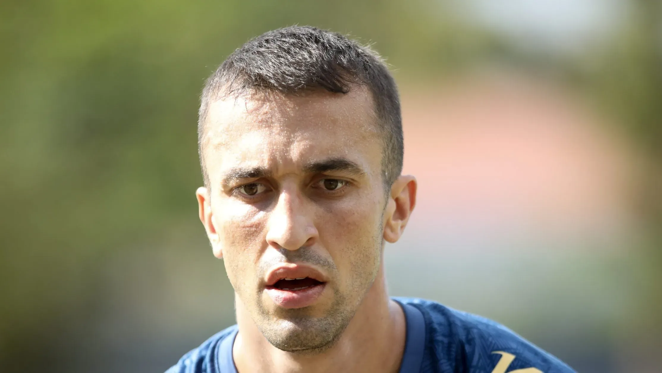 João Schmidt jogador do Santos durante treino no Centro de Treinamento CT Rei Pelé – Foto: Reinaldo Campos/AGIF