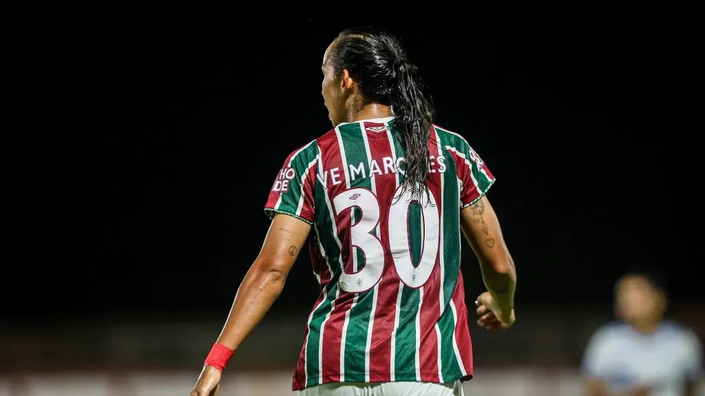 Verônica Marques em jogo do Fluminense pelo Brasileirão Feminino