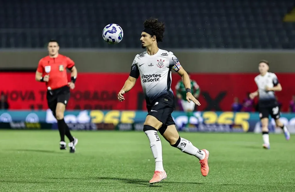 André Ramalho jogador do Corinthians durante partida contra o Palmeiras – Foto: Fabio Giannelli/AGIF