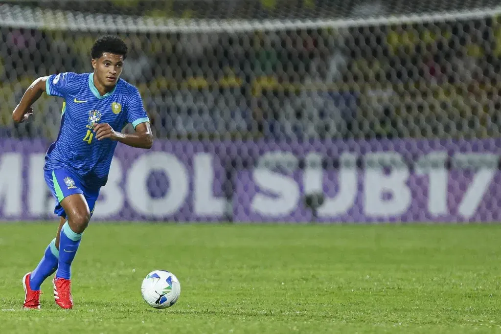 Kauã Prates em campo pela Seleção sub-17 – Foto: Conmebol