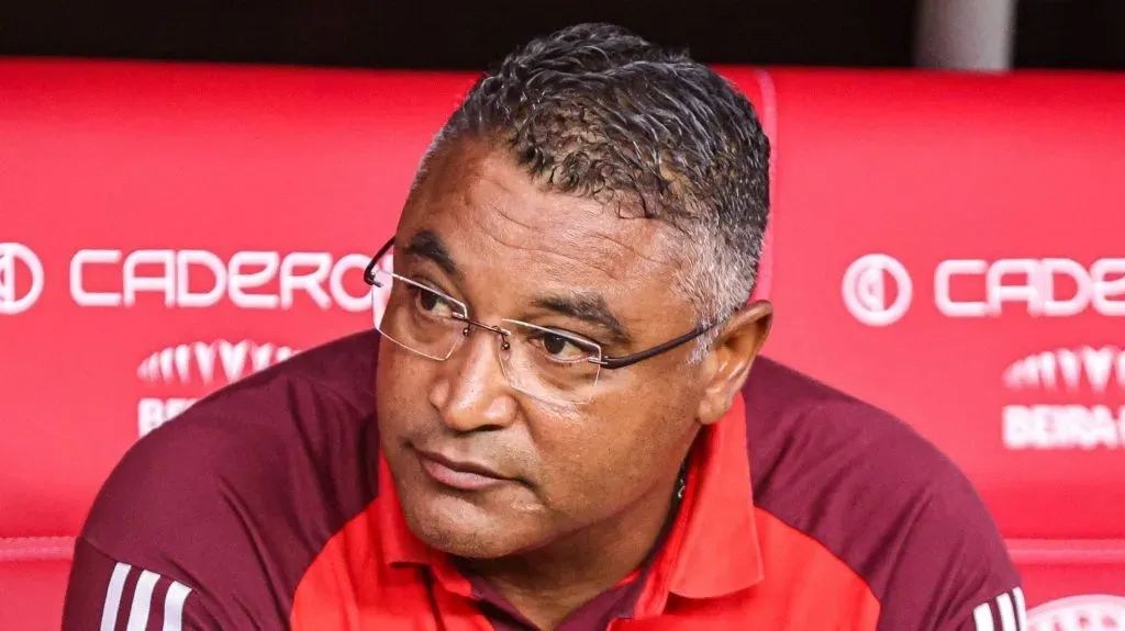 Roger Machado no Internacional. Foto: Maxi Franzoi/AGIF