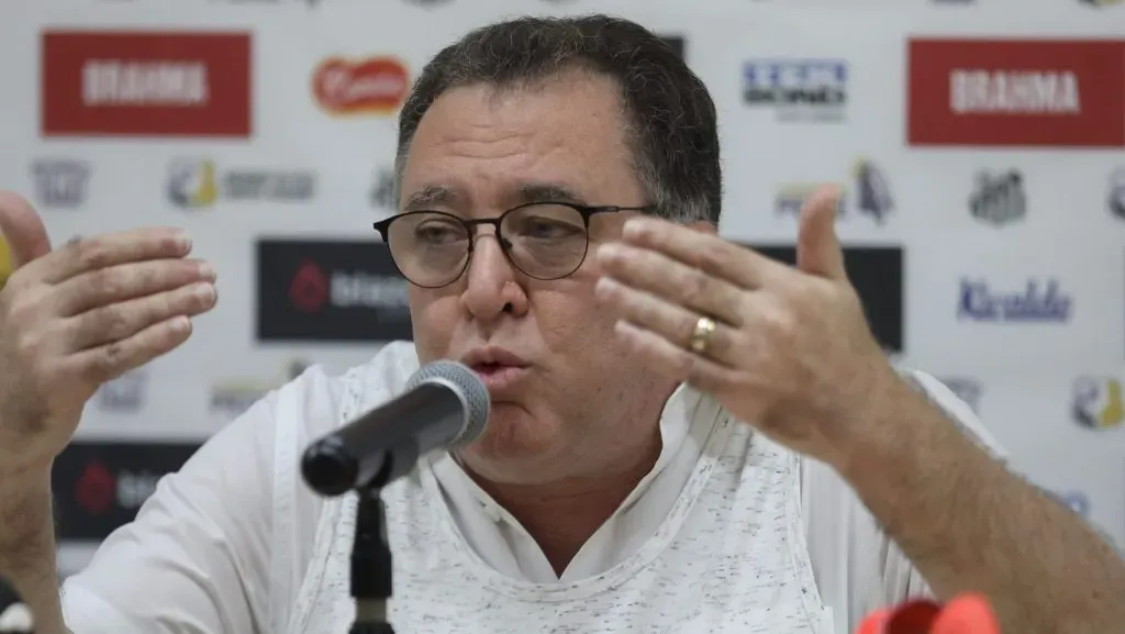 Marcelo Teixeira busca novo treinador para o Santos. Reinaldo Campos/AGIF.