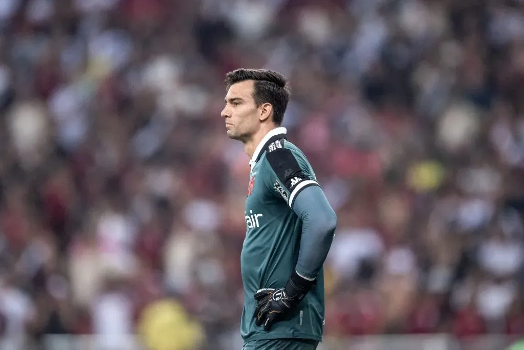 Léo durante a peleja no Maraca. Foto: Thiago Ribeiro/AGIF