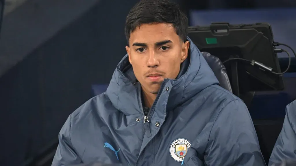 Vitor Reis foi vendido pelo Palmeiras ao City - (Photo by Michael Regan/Getty Images).