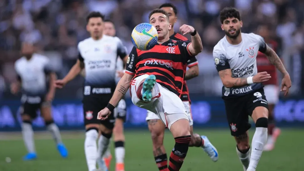 Flamengo X Corinthians. Foto: Ettore Chiereguini/AGIF