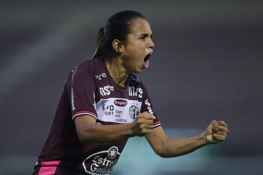 Duda jogadora da Ferroviária. Foto: Pedro Zacchi/AGIF