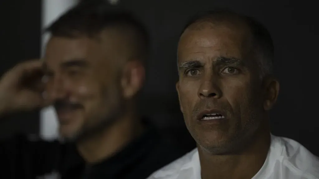 Felipe Maestro durante partida entre Vasco x Atlético-GO, pelo Brasileirão 2024 – Foto: Jorge Rodrigues/AGIF