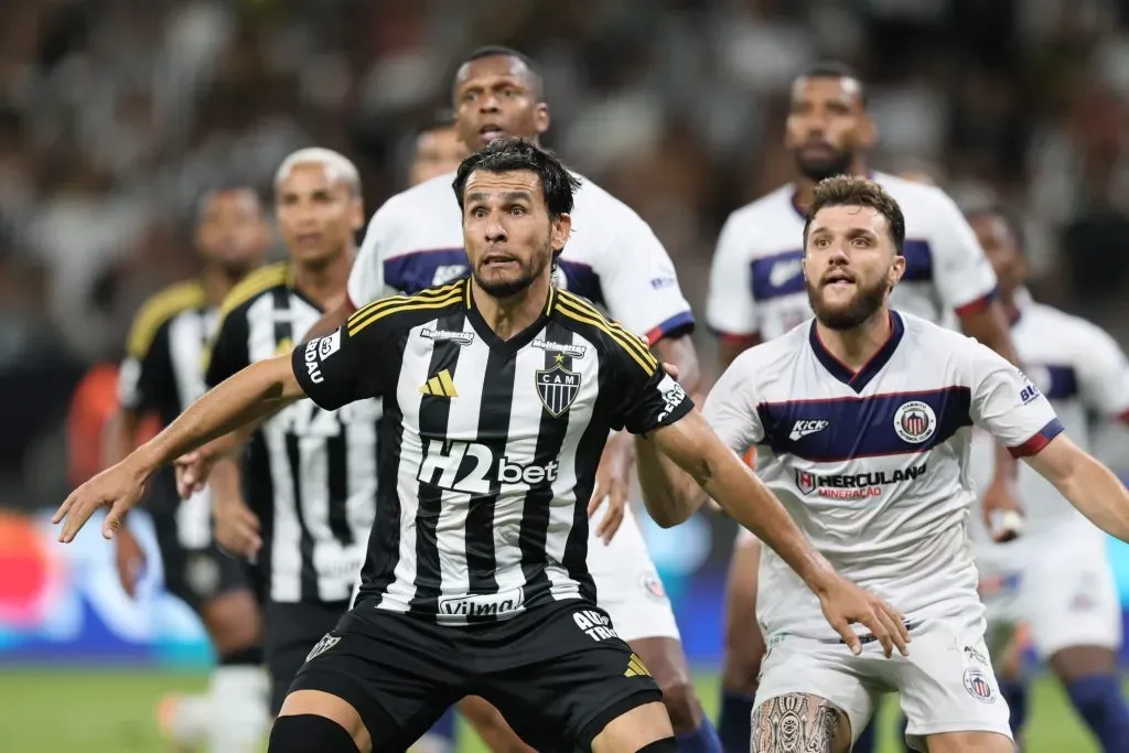 Junior Alonso, jogador do Atletico-MG durante partida contra o Itabirito no estadio Mineirao pelo campeonato Mineiro 2025. Foto: Gilson Lobo/AGIF