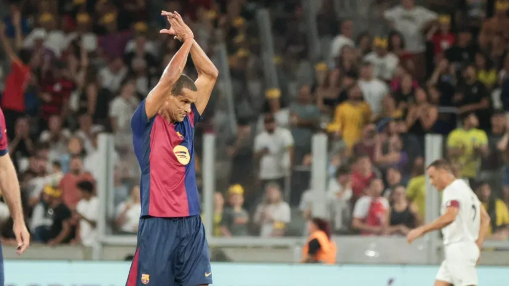 Rivaldo, ex-jogador do Barcelona-ESP. Foto: Robson Mafra/AGIF.
