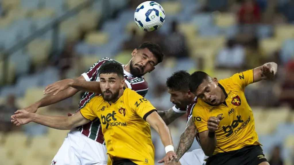 Além de Arias, Ignácio teve boa atuação em Fluminense x Sport – Foto: Jorge Rodrigues/AGIF