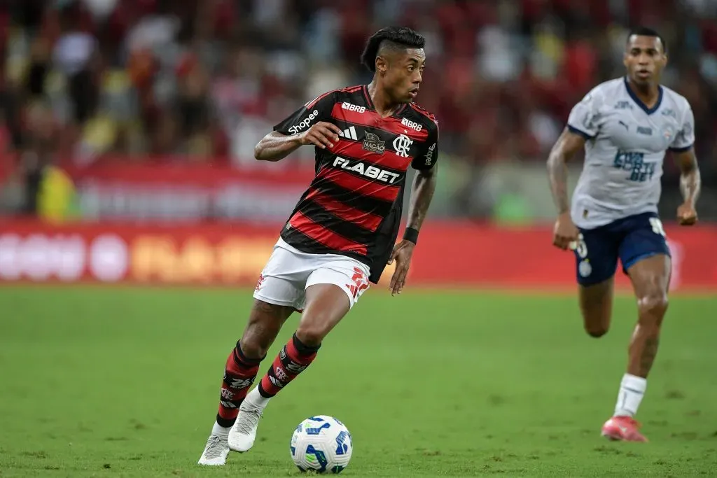 Bruno Henrique foi titular no lugar de Pedro em Flamengo x Bahia. Foto: Thiago Ribeiro/AGIF
