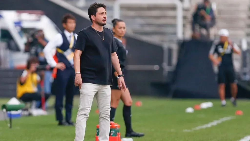 Arthur Elias. técnico da Seleção Feminina. Foto: Ricardo Moreira/Getty Images
