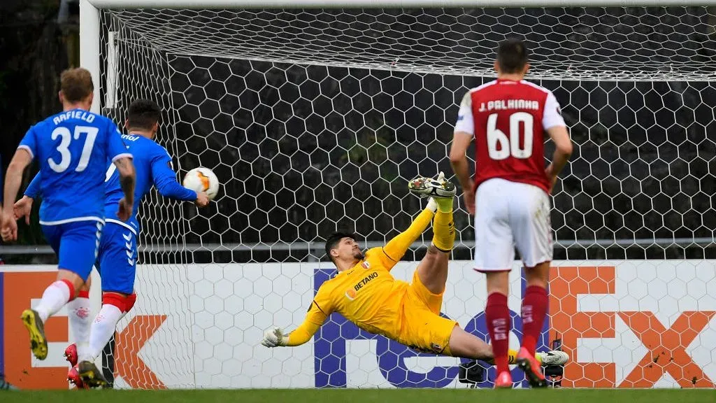 Matheus Magalhães no Braga. Foto: Octavio Passos/Getty Images
