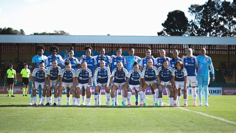 Time do Cruzeiro. Fotos: Gustavo Martins/ Cruzeiro