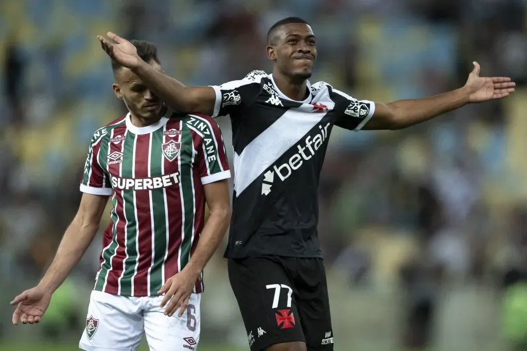 Rayan provocou o Fluminense com um C em clássico no Maracanã. Foto: Jorge Rodrigues/AGIF