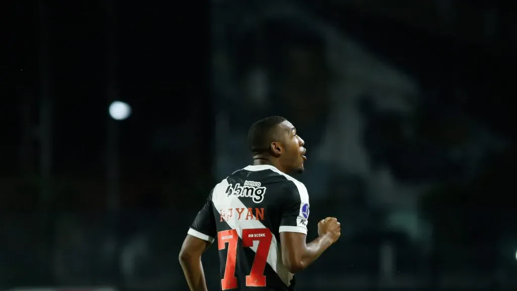 Rayan marcou o primeiro tento do jogo. Foto: Matheus Lima/Vasco.