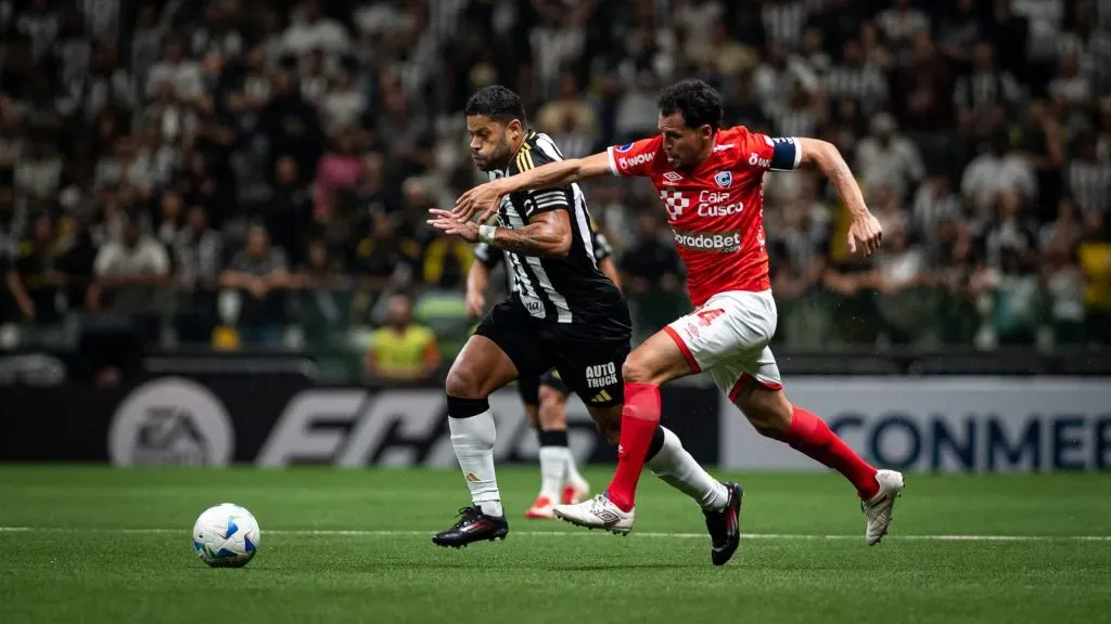 Hulk jogador do Atlético durante partida contra o Cienciano no estádio Arena MRV pelo campeonato Copa Sul-americana 2025. Foto: Alessandra Torres/AGIF
