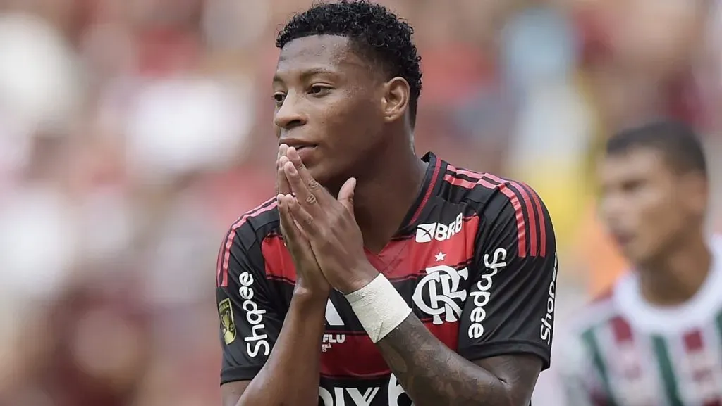 Gonzalo Plata lamentando oportunidade. Foto: Alexandre Loureiro/AGIF