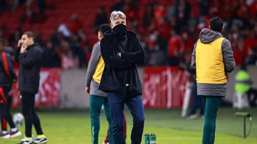 Renato Gaúcho no Fluminense. Foto: Maxi Franzoi/AGIF