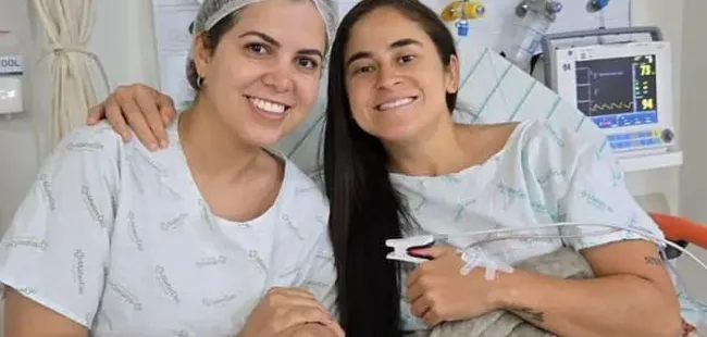 Carol Arbeláez passou por procedimento cirúrgico nesta terça-feira no Hospital Mater Dei pela equipe médica do clube mineiro. Foto: Reprodução redes sociais/Atletico Mineiro