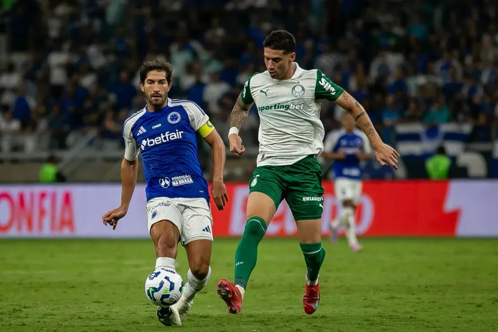 Palmeiras perdeu para o Cruzeiro no último jogo antes do Super Mundial. Foto: Fernando Moreno/AGIF