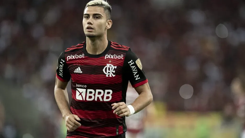 Andreas Pereira pelo Flamengo. Foto: Jorge Rodrigues/AGIF