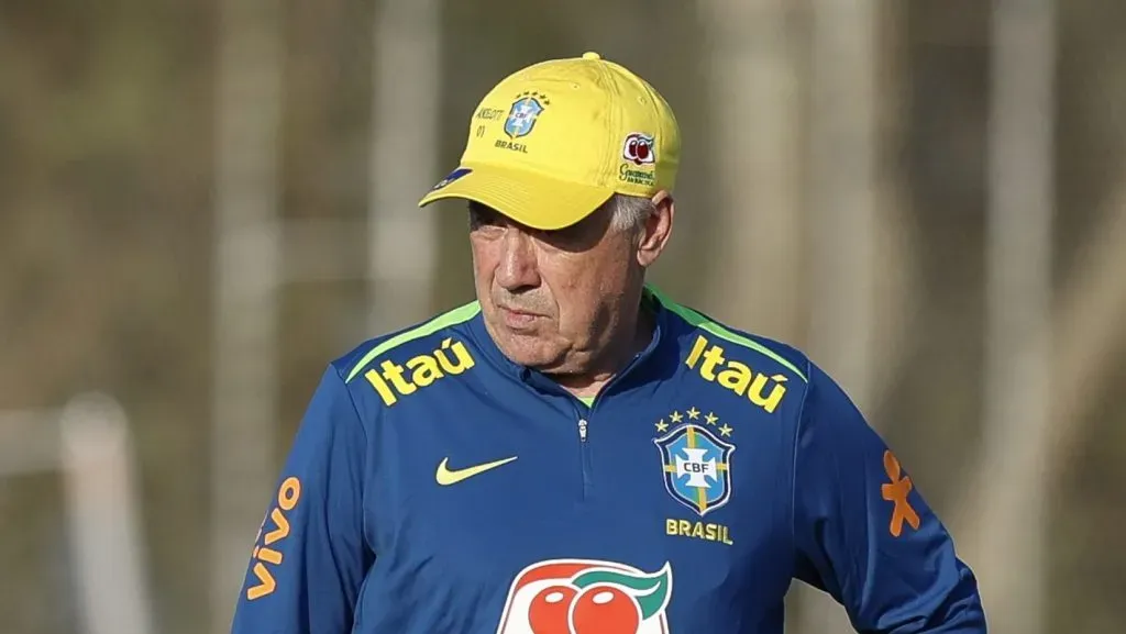 Carlo Ancelotti, técnico da Seleção Brasleira