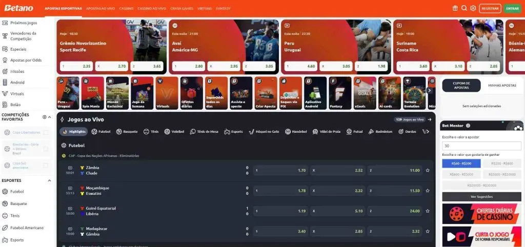 A Betano é legal e está devidamente licenciada para apostas esportivas e cassino ao vivo