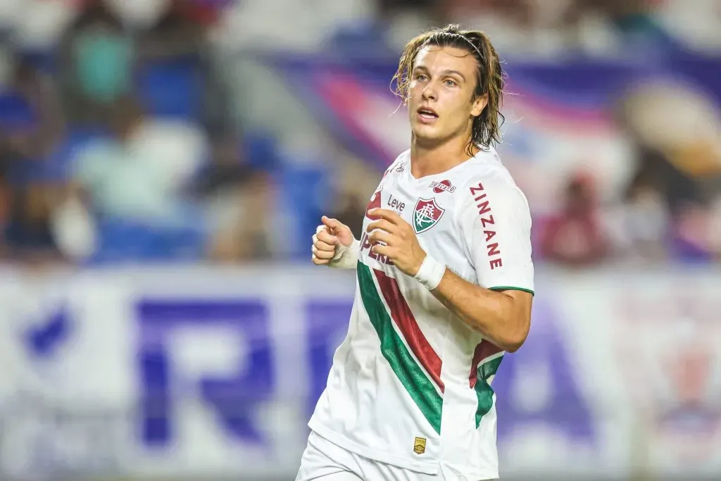 PA – BELEM – 26/02/2025 – COPA DO BRASIL 2025, AGUIA DE MARABA X FLUMINENSE – Cannobio jogador do Fluminense durante partida contra o Aguia de Maraba no estadio Mangueirao pelo campeonato Copa Do Brasil 2025. Foto: Fernando Torres/AGIF