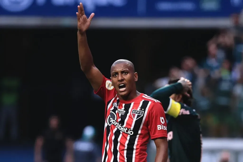 SP – Sao Paulo – 16/10/2022 – BRASILEIRO A 2022, PALMEIRAS X SAO PAULO – luizao jogador do Sao Paulo durante partida contra o Palmeiras no estadio Arena Allianz Parque pelo campeonato Brasileiro A 2022. Foto: Ettore Chiereguini/AGIF