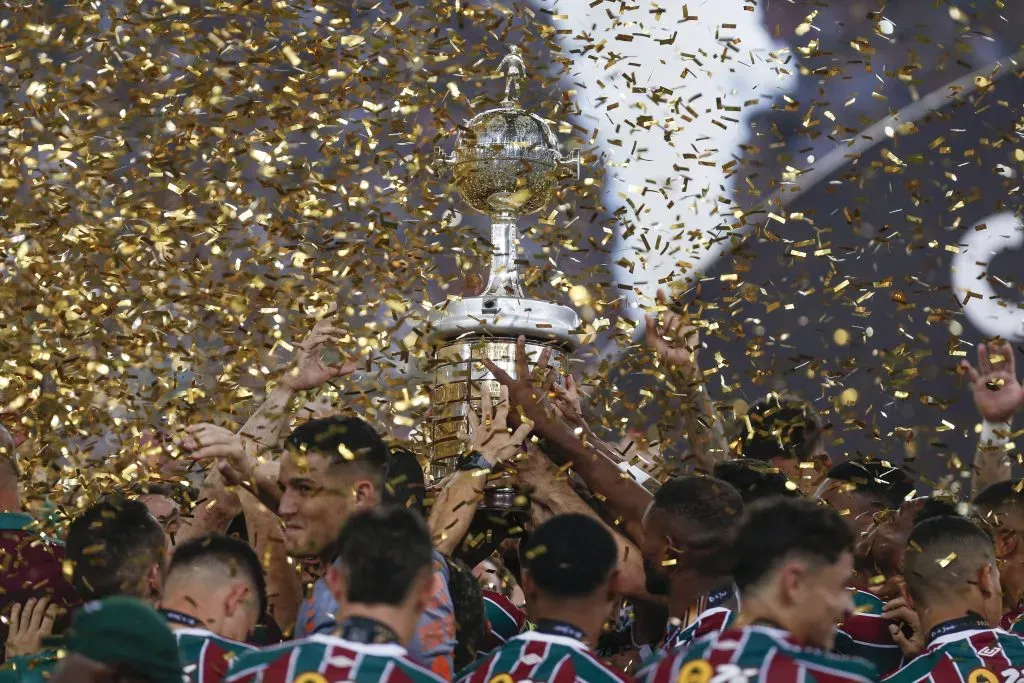 Germán Cano comemorando a Libertadores 2023 – (Photo by Ricardo Moreira/Getty Images)