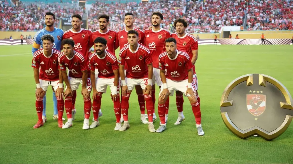 Equipe do Al Ahly contra o Inter Miami