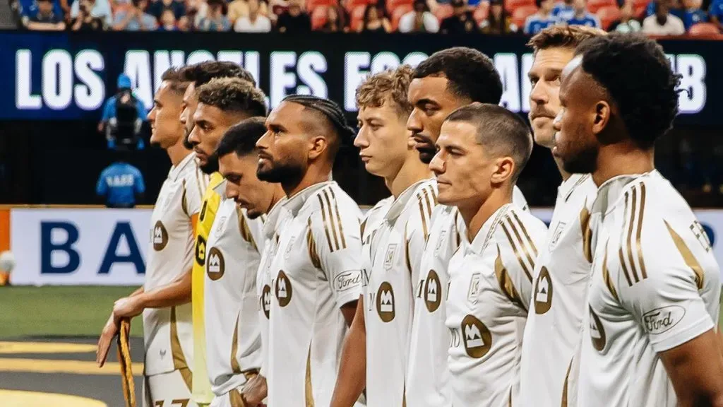 Atletas do Los Angeles FC-EUA. Foto: Divulgação/LAFC.