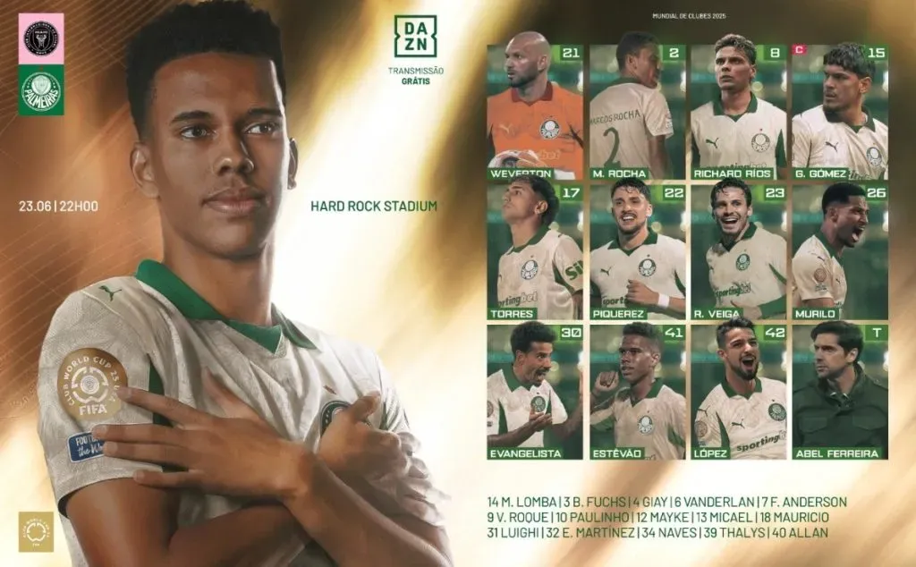 Escalação do Palmeiras