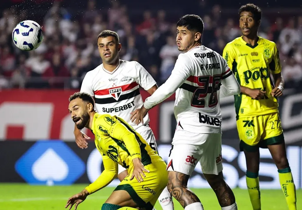 SPFC está mal no Brasileirão. Foto: Fabio Giannelli/AGIF
