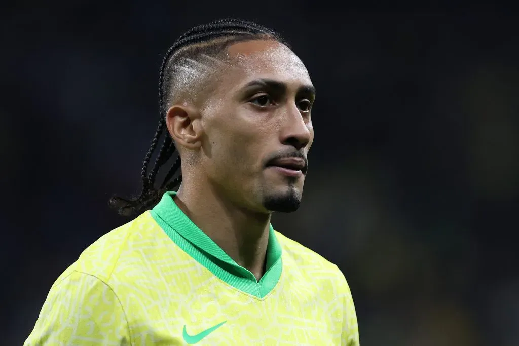 Raphinha criticou a realização do Mundial de Clubes por conta das férias europeias. Foto: Ricardo Moreira/Getty Images.